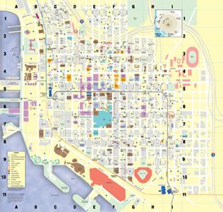 Front side of New England Transportation Map